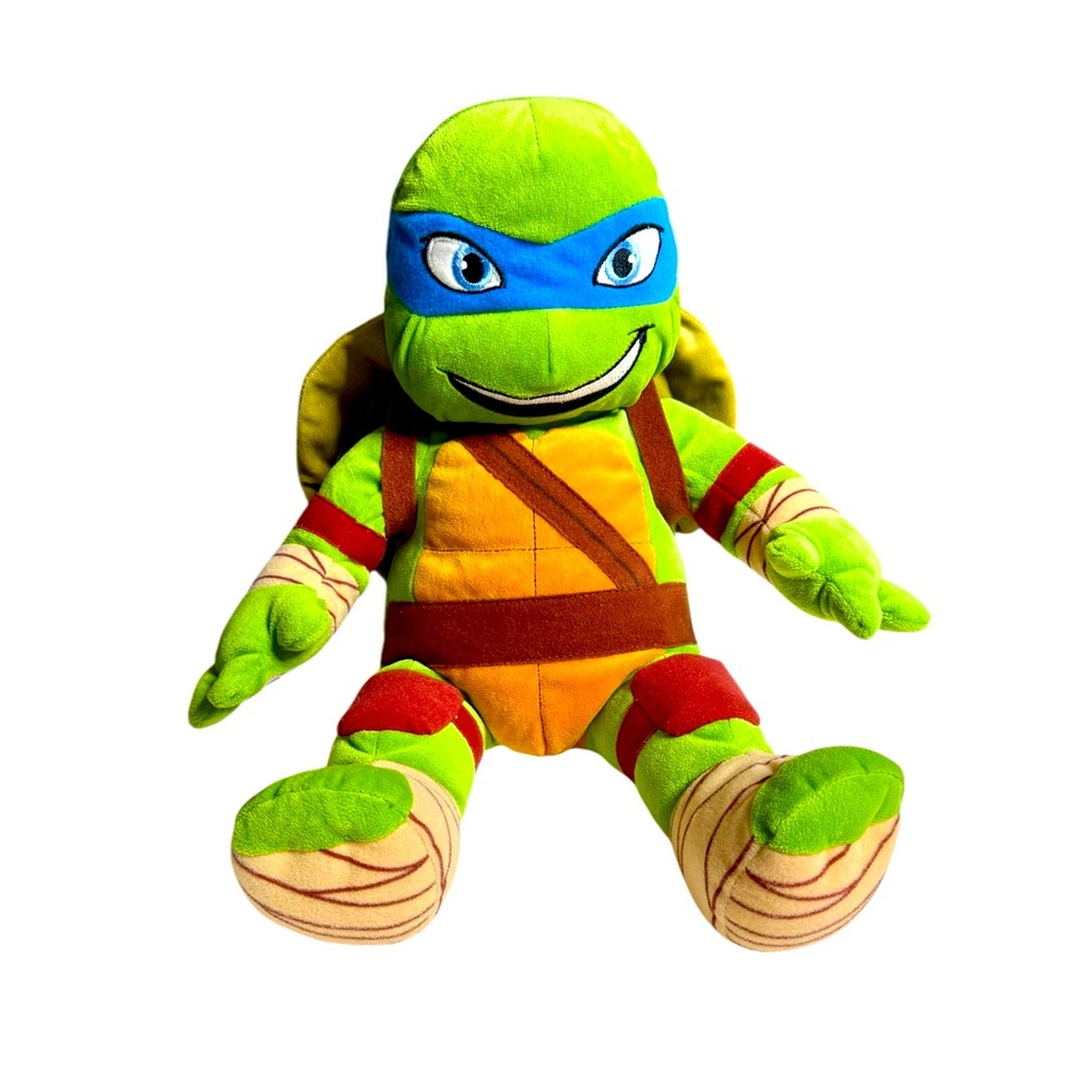 BUILD a Bear BAB TMNT Teenage Mutant Ninja Turtles Leonardo Plush Toy Stuffed